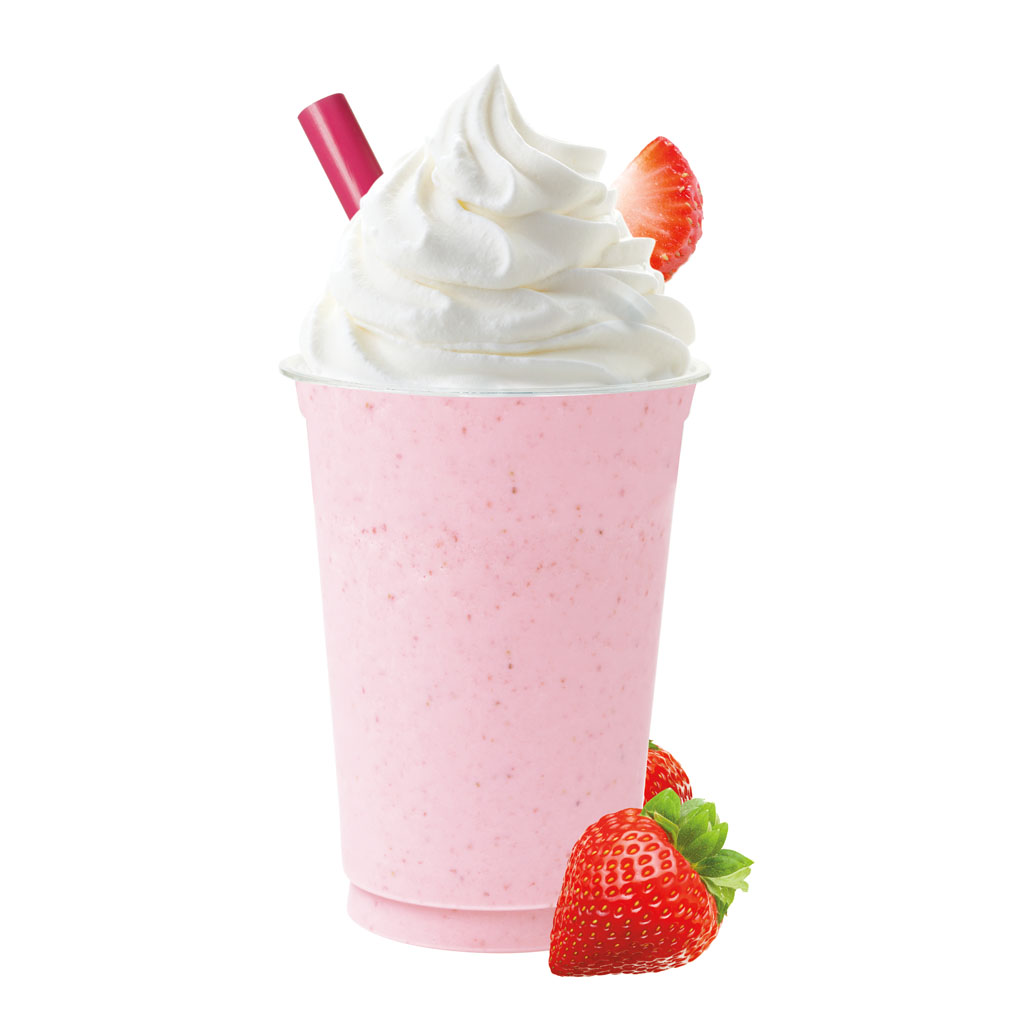 Strawberries & Cream Milkshake