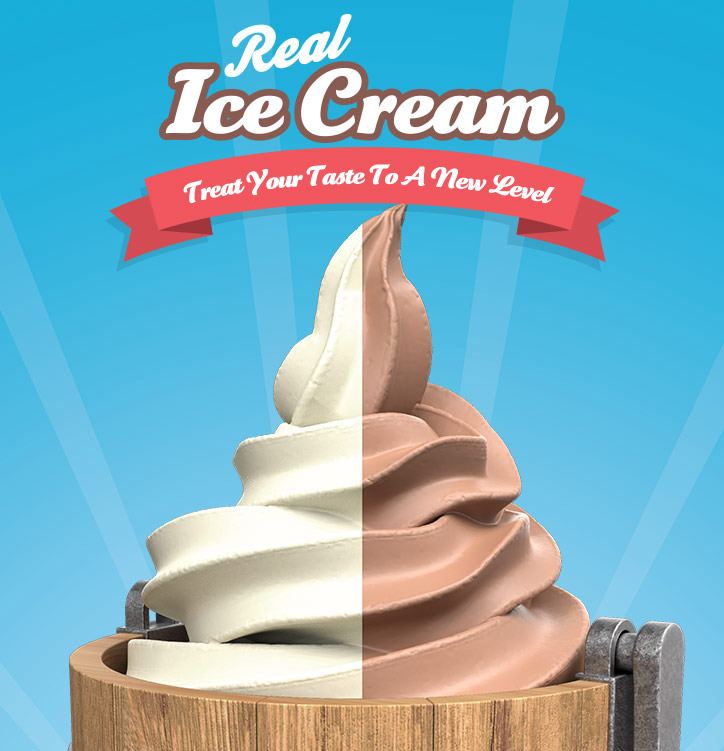 Real Ice Cream - Treat your taste to a new level!