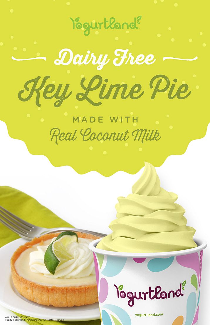 Key Lime Pie Goes Dairy-Free as Yogurtland Brings Back Summer Flavor