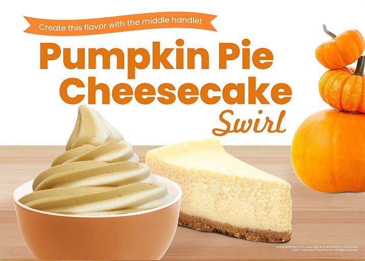 Fall in Love with Yogurtland's Spin on Seasonal Flavors with Pumpkin Pie Cheesecake Swirl